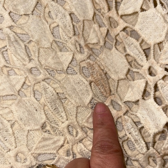 Romeo+Juliet Couture Ivory Crochet Lace Midi Dress BNWT - Picture 12 of 14